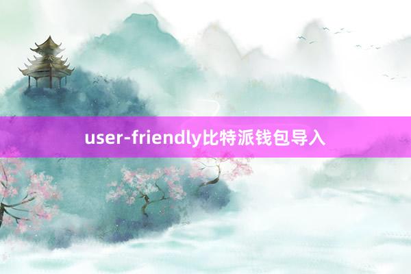 user-friendly比特派钱包导入