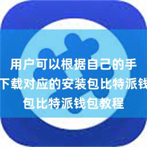 用户可以根据自己的手机系统下载对应的安装包比特派钱包教程